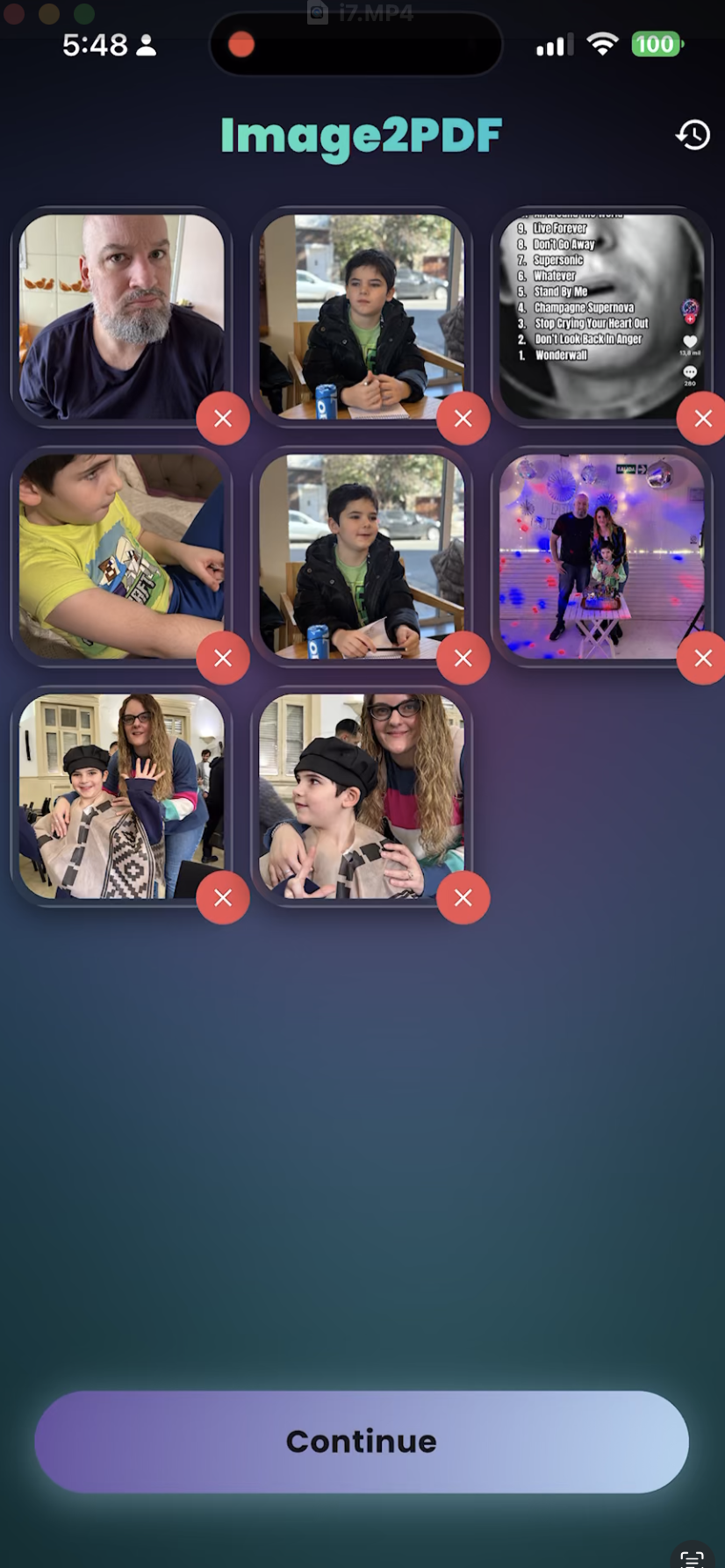 Image2PDF app showcase